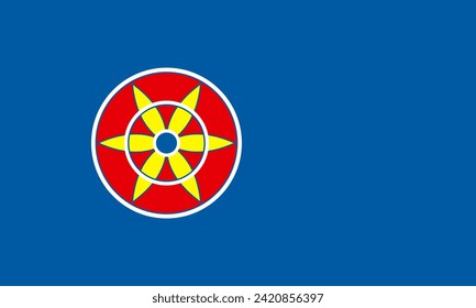 3d illustration flag of Kenya. close up waving flag of Kenya. flag symbols of Kenya.