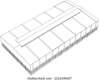 Ilustración 3D del proyecto industrial