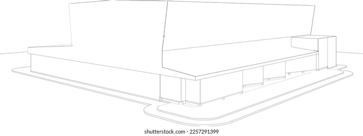 Ilustración 3D del proyecto industrial