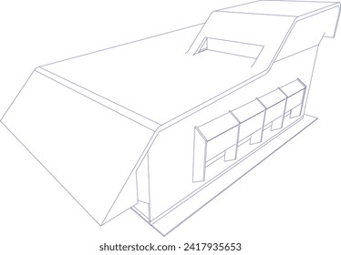 Ilustración 3D del proyecto industrial