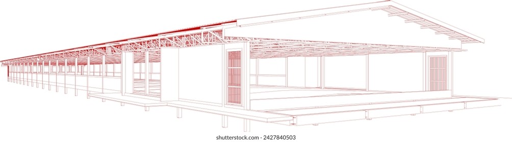 Ilustración 3D del proyecto industrial