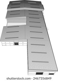 Ilustración 3D del proyecto industrial