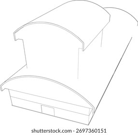 3D-Illustration eines Industrieprojekts