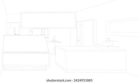 Ilustración 3D del proyecto interior