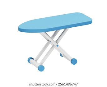 3d illustration of ironing board. Ironing board 3d render illustration