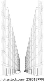 Ilustración 3D del proyecto paisajístico
