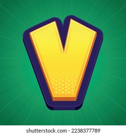 3 quinquies ilustración de la letra v