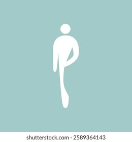 3D illustration of a man and woman icon