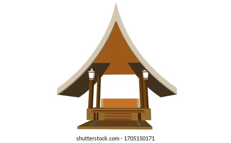 Ilustración 3D del proyecto de diseño del pabellón
