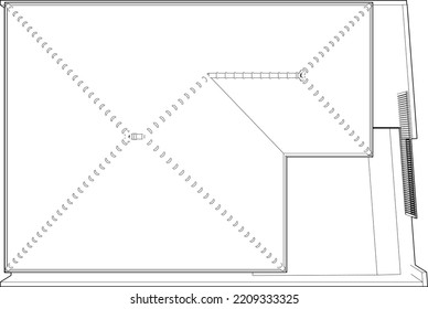 3D illustration of residential project