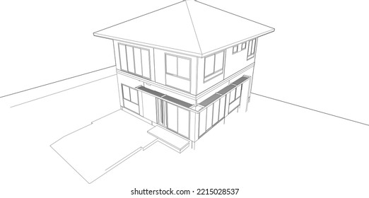 Ilustración 3D del proyecto residencial