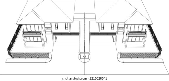 Ilustración 3D del proyecto residencial