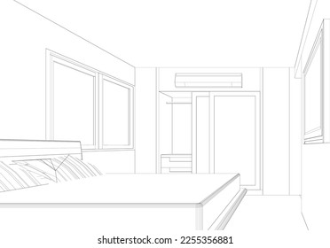 3D-Illustration von Wohnprojekten