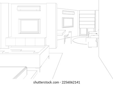 Ilustración 3D del proyecto residencial