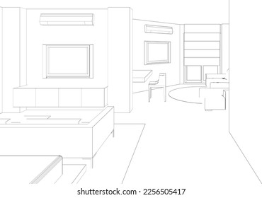 Ilustración 3D del proyecto residencial