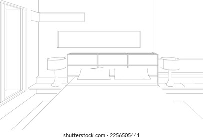 3D-Illustration von Wohnprojekten