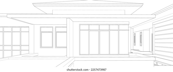 Ilustración 3D del proyecto residencial
