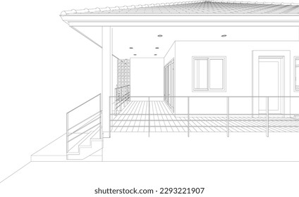Ilustración 3D del proyecto residencial
