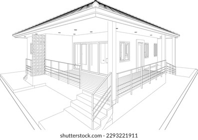 Ilustración 3D del proyecto residencial