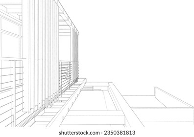 Ilustración 3D del proyecto residencial
