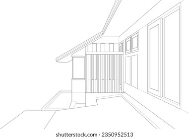 Ilustración 3D del proyecto residencial