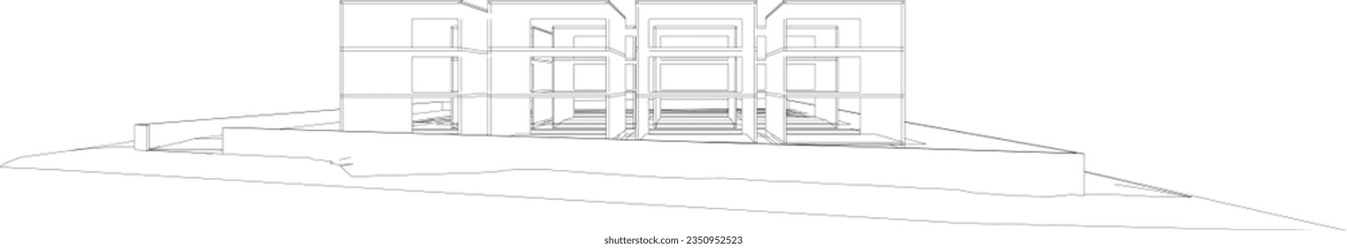 Ilustración 3D del proyecto residencial