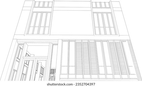 Ilustración 3D del proyecto residencial
