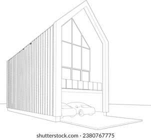Ilustración 3D del proyecto residencial