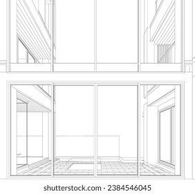 Ilustración 3D del proyecto residencial