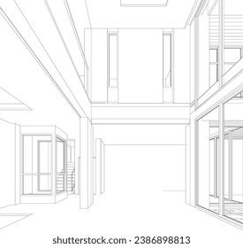 Ilustración 3D del proyecto residencial