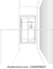 Ilustración 3D del proyecto residencial
