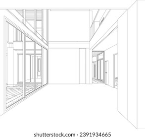 Ilustración 3D del proyecto residencial