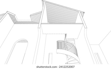 Ilustración 3D del proyecto residencial