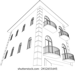 Ilustración 3D del proyecto residencial