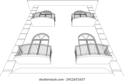 Ilustración 3D del proyecto residencial