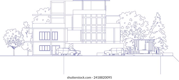 Ilustración 3D del proyecto residencial