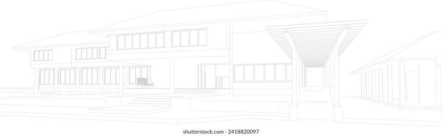 Ilustración 3D del proyecto residencial