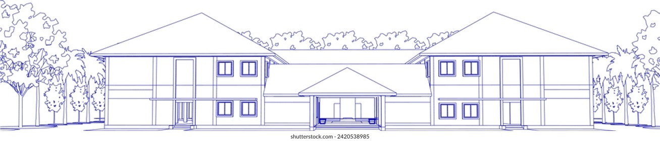 Ilustración 3D del proyecto residencial