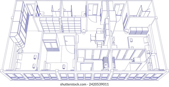 Ilustración 3D del proyecto residencial