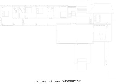 3D illustration of residential project
