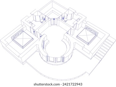 Ilustración 3D del proyecto residencial