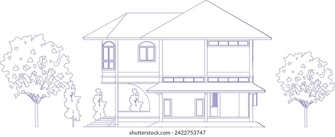 Ilustración 3D del proyecto residencial