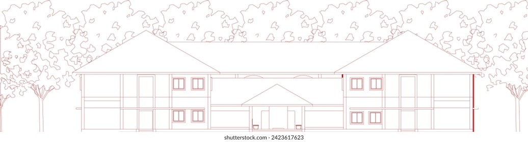 Ilustración 3D del proyecto residencial