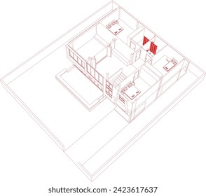 Ilustración 3D del proyecto residencial