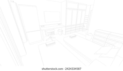 Ilustración 3D del proyecto residencial