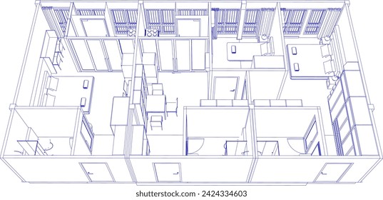 Ilustración 3D del proyecto residencial