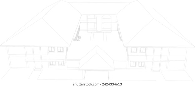 Ilustración 3D del proyecto residencial