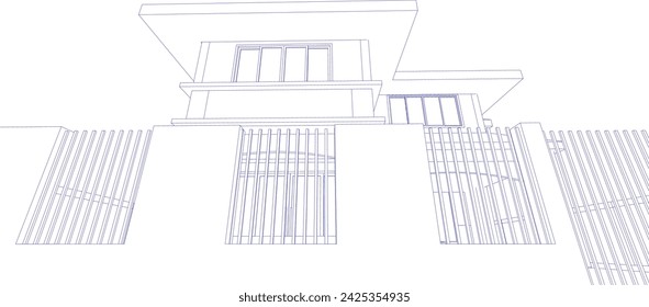 Ilustración 3D del proyecto residencial