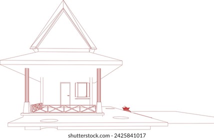 3D illustration of residential project
