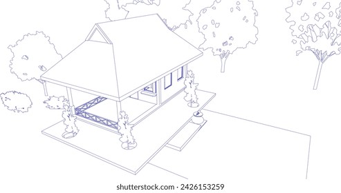 Ilustración 3D del proyecto residencial